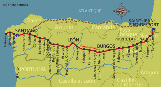 Camino Francès avec Brigitte